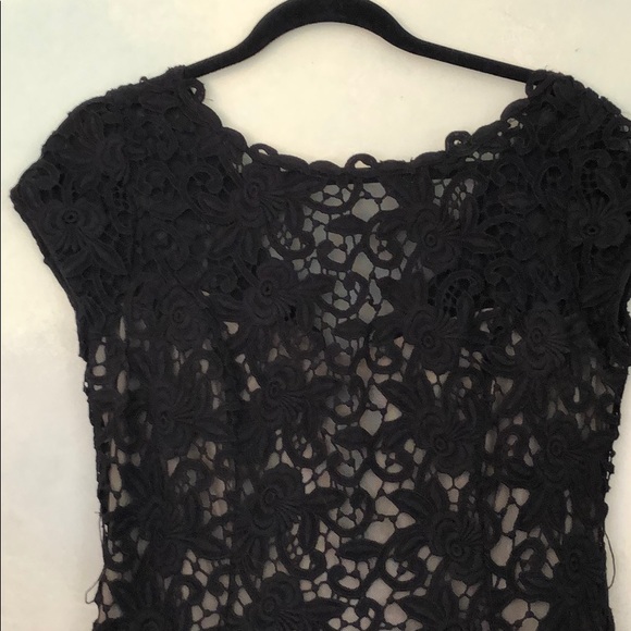 Chetta B black lace dress size 10 - Picture 2 of 7